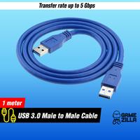 Gambar Kabel USB Male to Male 1M Sambungan 1 Meter Cable Extension USB 3.0 dari Gamezilla Store undefined 1 Tokopedia