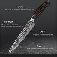 Gambar TURWHO Knife Pakkawood Handle - Pisau Dapur Daging Serbaguna - Utility Knife dari Koch&Backen undefined 2 Tokopedia
