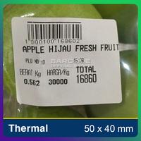 Gambar Label Thermal Timbangan Digital 50 x 40mm - 50x40mm - Isi 500 Pcs dari Barcode Store Solutions undefined 1 Tokopedia