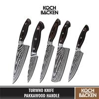 Gambar TURWHO Knife Pakkawood Handle - Pisau Dapur Daging Serbaguna - Utility Knife dari Koch&Backen undefined 1 Tokopedia