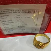 Gambar Cincin Pria Antam Berat 7.5 Gram Kadar 91.6% Size 18 dari Toko Mulia Abadi Jaya undefined 1 Tokopedia