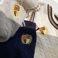 Gambar Vest rajut anak laki laki umur 3-8 tahun/ Vest knit anak laki laki - Navy, 140 dari Kensai undefined 2 Tokopedia