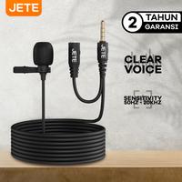 Gambar Mic Clip On Dual Output Jack JETE M2 - Clip on Audio & Recording dari JETE Authorized Store undefined 2 Tokopedia