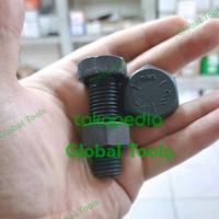 Gambar baut mur baja 8.8 5/8x2 hex bolt nut 5/8 x 2 HTB UNC 88 CARBON BM dari TRISTECH_NEW undefined 1 Tokopedia