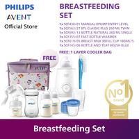 Gambar Philips Breastfeeding Set + 1 Layer Cooler Bag Perlengkapan Bayi dari Philips eStore undefined 2 Tokopedia