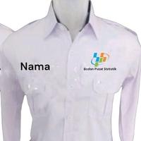 Gambar kemeja BPS baju badan pusat statistik - navy panjang, S dari milzseragam_atribut undefined 2 Tokopedia