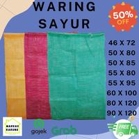Gambar Waring Sayur 55 cm x 80 cm Karung Sayur Hiijau Merah Kuning - Hijau, 46x72 dari Markas Karung undefined 2 Tokopedia