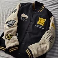 Gambar Jaket Varsity Baseball Bordir Jepang Korea Varsity Tebal Jaket Murah - MAROON, M/L dari JUMPOUT STORE undefined 1 Tokopedia