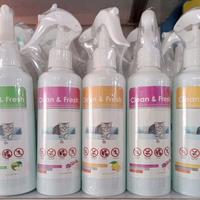 Gambar Diatomix CLEAN & FRESH all varian 230ml spray pengharum bax pasir dari Petshop Cibinong undefined 2 Tokopedia
