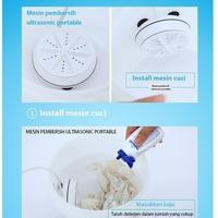 Gambar Mesin Cuci Mini Portable Ultrasonic Turbine Wash ORIGINAL EHS - 2 in 1 dari Everything Home Store undefined 5 Tokopedia
