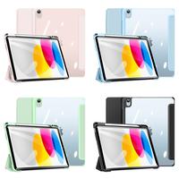 Gambar IPad 10 10th Gen Case Bening Casing Cover Flipcase Flipcover Pen Slot - BLACK dari Maxxi Computer undefined 5 Tokopedia