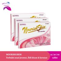 Gambar Nourish Skin / Nourish Skin 15 dan 30 / Atasi Flek Hitam dan Jerawat - 60 Tablet dari Demir Official Store undefined 1 Tokopedia