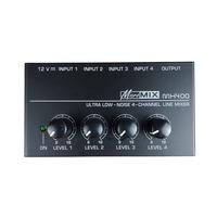 Gambar Mixer Audio Ultra Compact Karaoke Mixer Amplifier 4 Channel Black dari TORAJAA STORE undefined 5 Tokopedia