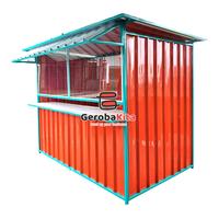 Gambar Booth container loket / booth loket dari GerobaKita undefined 3 Tokopedia