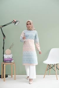 Gambar Baju Tunik Muslimah Biru Muda (Cuci Gudang) dari Diamond Weddings undefined 1 Tokopedia