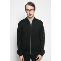 Gambar Jaket Bomber Pria Modern Noir Sur Blanc Jacket dari Toko Mentari Berkah undefined 1 Tokopedia