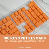 Sades PBT Double Injection Keycaps 108 Set OEM Profile - foto 2