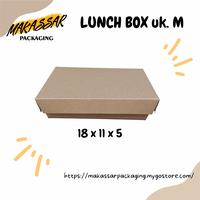Gambar LUNCH BOX KRAFT MEDIUM 100 PCS dari Makassar Packaging undefined 1 Tokopedia