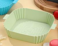 Gambar Air Fryer Silicone Pot Kotak Squere Oven Food Grade Tahan Panas - Abu-abu dari Cipta Wholesale undefined 1 Tokopedia