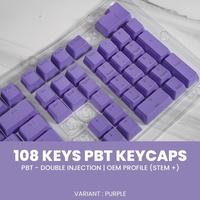 Sades PBT Double Injection Keycaps 108 Set OEM Profile - foto 10
