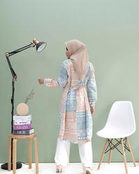 Gambar Baju Tunik Muslimah Biru Muda (Cuci Gudang) dari Diamond Weddings undefined 3 Tokopedia
