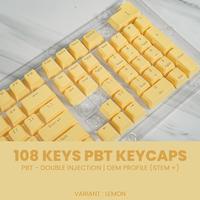 Sades PBT Double Injection Keycaps 108 Set OEM Profile - foto 4