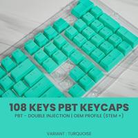 Sades PBT Double Injection Keycaps 108 Set OEM Profile - foto 5