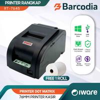 Gambar PRINTER KASIR 2 RANGKAP 2 PLY DOT MATRIX DOTMATRIX IWARE USB SERIAL dari MALANG BARCODE undefined 2 Tokopedia