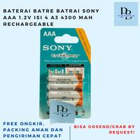 Gambar Baterai Batre Batrai Sony AAA 1.2V isi 4 A3 4300 mAh Rechargeable dari Pusat Baterai 88 undefined 1 Tokopedia