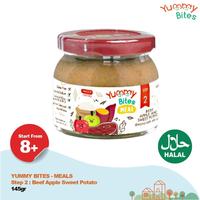 Gambar YUMMY BITES MEAL 145gr STEP 2 BEEF APPLE & SWEET POTATO dari LoveLive Shop undefined 1 Tokopedia
