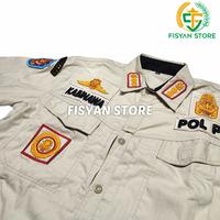 Gambar Kemeja Satgas Satpol PP Lengan Pendek (Bahan Ripstop) - Atribut Timbul, M dari Fisyan Store undefined 3 Tokopedia