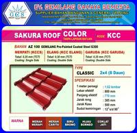Gambar Genteng Metal Sakura Roof - Sakura Garuda ( 0,35 mm ) dari CV GEMILANG CAHAYA SEMESTA undefined 1 Tokopedia