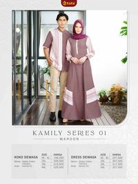 Gambar Kekesumut Baju Koko Dan Gamis Dewasa KAMILY SERIES01 Keke Busana Muslm - GAMIS, M dari Kekesumut undefined 1 Tokopedia