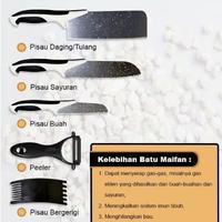 Gambar pisau set dapur 5 pcs dari KOSMETIK SOLO 27 undefined 3 Tokopedia