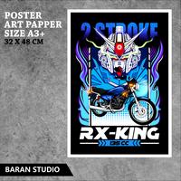 Gambar POSTER ART PRINT POSTER HIASAN DINDING ART PAPPER UKURAN A3+ - RX KING GUNDAM dari BARAN STUDIO undefined 3 Tokopedia