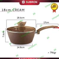 Gambar SUBRON TX~M18 Milk Sauce Marble Pan Ø18 Cm Panci Susu Anti Lengket dari Xll Yoss undefined 2 Tokopedia