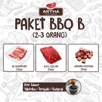 Gambar PAKET KOREAN BARBEQUE GRILL B (2-3 ORANG) // All U Can Eat Yakiniku dari ARTHA DAGING undefined 1 Tokopedia