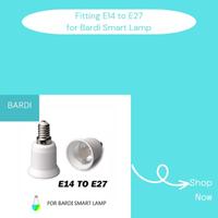 Gambar Converter Fitting E14 to E27 for Bardi Smart Bulb dari Bardi Solusi Otomasi undefined 1 Tokopedia