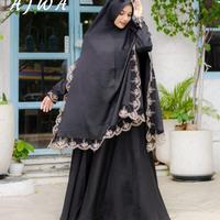 Gambar AJWA UMROH SYARI BY ARSY - LXL, hitam gold dari Riez Store undefined 5 Tokopedia