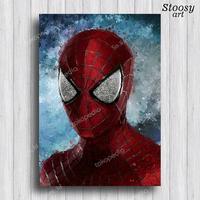 Gambar Lukisan dinding kanvas spidermaan hiasan kamar anak - Tanpa Frame dari Sn Store Id undefined 2 Tokopedia