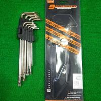 Gambar KUNCI L SET 9 PCS BINTANG PANJANG dari ismailtools undefined 1 Tokopedia