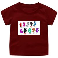 Gambar KAOS ANAK CEWEK COWOK VIRAL NUMBER LORE 1-12TAHUN/REMAJA/DWS UK.S-5XL - pink, XXL dari Vany seller undefined 4 Tokopedia