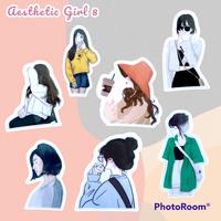 Gambar Sticker Pack Tumblr Korean Hijab Girl Waterproof Hiasan Laptop - Aesthetic 7 dari Stikerlaptop undefined 2 Tokopedia