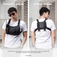 Gambar Waistbag Tas Touring Turing Pelindung Dada Motor Biker Sepeda Outdoor - Hitam dari Evernext ID undefined 5 Tokopedia