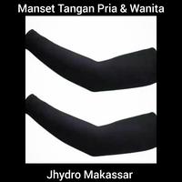 Gambar Manset Tangan Pelindung dari Panas Terik Matahari - Hitam, Merk dari Jhydro Makassar undefined 5 Tokopedia