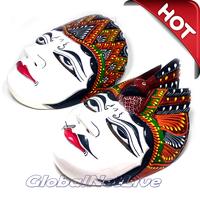 Gambar Sepasang Topeng wayang Rama Shinta Kayu Batik Painting Hiasan dinding - Batik Size S dari GlobalNetLiveNew undefined 2 Tokopedia
