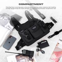 Gambar Waistbag Tas Touring Turing Pelindung Dada Motor Biker Sepeda Outdoor - Hitam dari Evernext ID undefined 4 Tokopedia