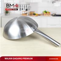 Gambar WAJAN NASI GORENG ANTI LENGKET GAGANG SATU STAINLESS STEEL BMW - d. 36 CM dari TOKO ERWIN TANJUNG 2 undefined 3 Tokopedia