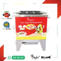 Gambar Mesin Sosis Telur (Sostel) Gas isi 6 Lubang / Egg Roll Sausage EHR-6G dari Ellane Chefer undefined 2 Tokopedia
