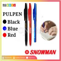 Gambar Pulpen Snowman BP 7, Ballpoint Pen Snowman, Alat Tulis Kantor, Sekolah - Biru dari BigOneMall undefined 1 Tokopedia
